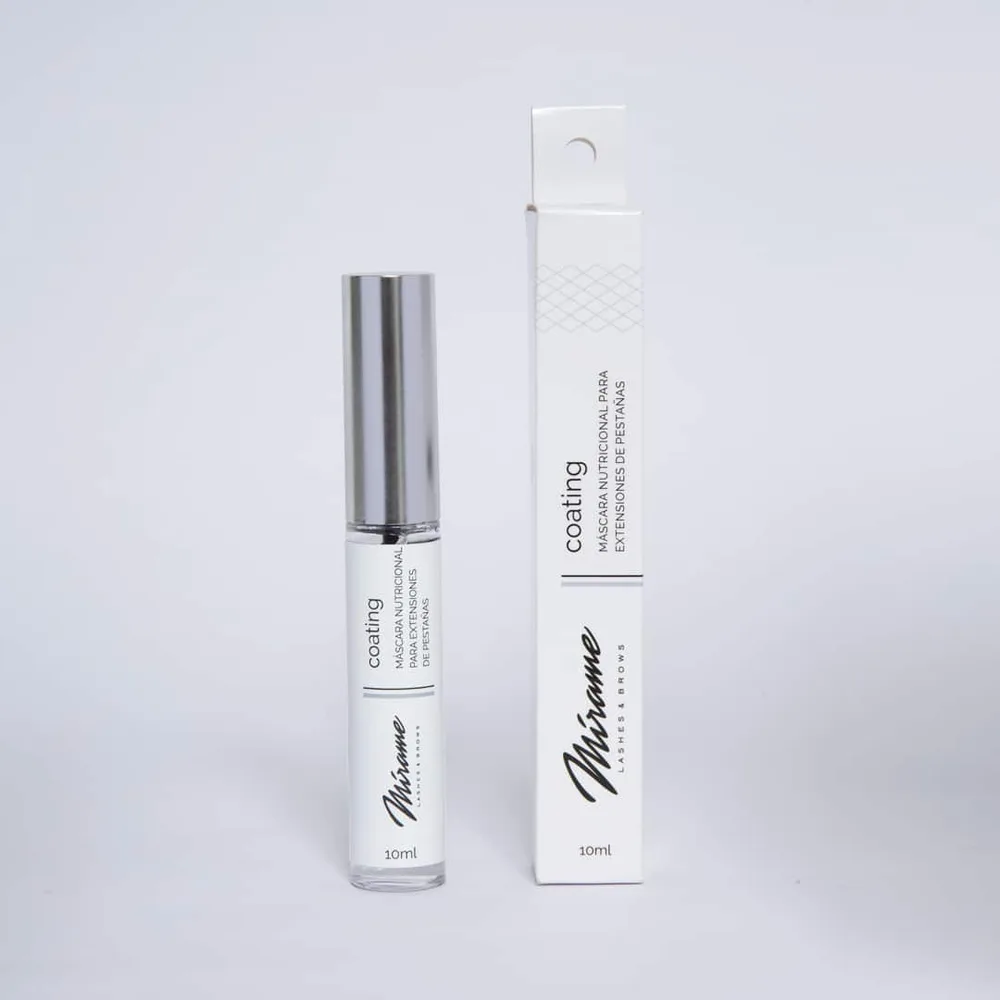 Coating para extensiones de pestañas